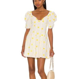For Love and Lemons Claude Mini Dress Size Medium NWT